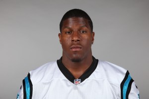 This is a 2015 photo of Kony Ealy of the Carolina Panthers NFL football team. This image reflects the Carolina Panthers active roster as of Friday, May 8, 2015 when this image was taken. (AP Photo)