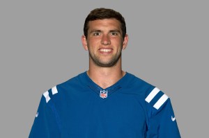 This is a photo of Andrew Luck of the Indianapolis Colts NFL football team. This image reflects the Indianapolis Colts active roster as of Thursday, July 16, 2015. (AP Photo)