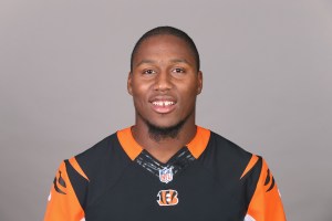 This is a 2015 photo of Carlos Dunlap of the Cincinnati Bengals NFL football team. This image reflects the Cincinnati Bengals active roster as of Monday, May 18, 2015 when this image was taken. (AP Photo)