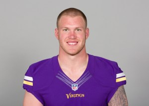 This is a 2015 photo of Kyle Rudolph of the Minnesota Vikings NFL football team. This image reflects the Minnesota Vikings active roster as of Tuesday, June 16, 2015 when this image was taken. (AP Photo)