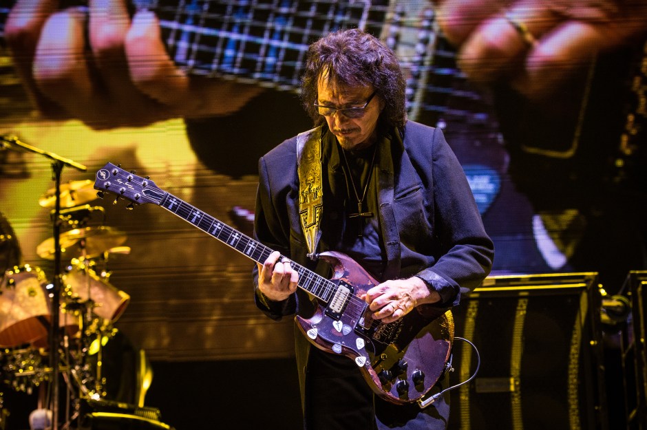 Tony Iommi of Black Sabbath performs at Ozzfest 2016 at San Manuel Amphitheater on September 24, 2016 in San Bernardino, Calif. (