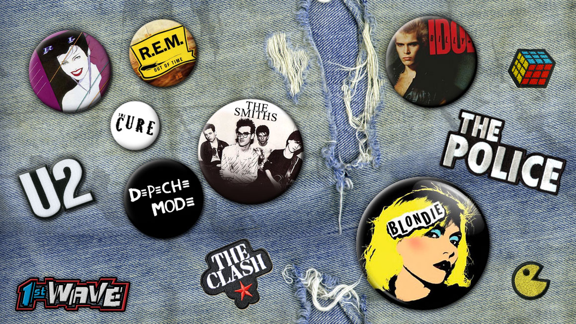 70s, 80's, 90's Rock Band Pins, Custom Badges, Alternative, Punk