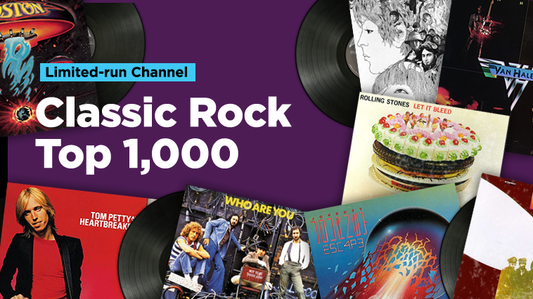 siriusxm top 1000 classic rock songs list 2024 playlist