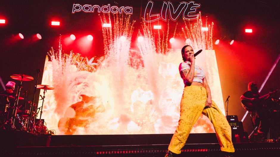 Halsey performs for Pandora Live