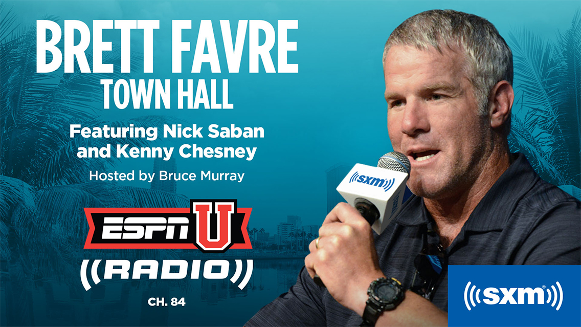 Gear up for game day with Brett Favre's Town Hall featuring Kenny ...
