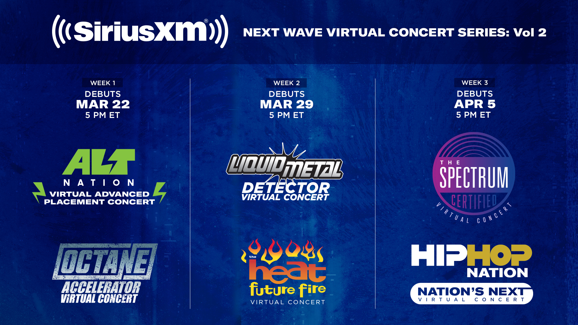 SiriusXM Next Wave Virtual Concert Series Vol. 2
