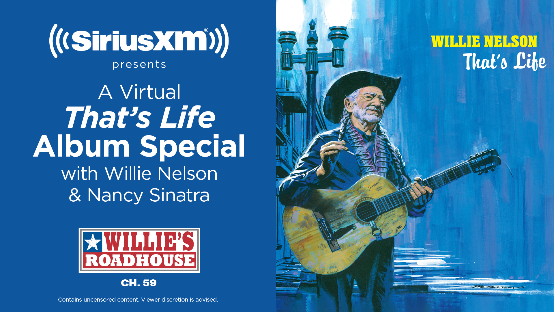 SiriusXM Willie Nelson That's Life Special