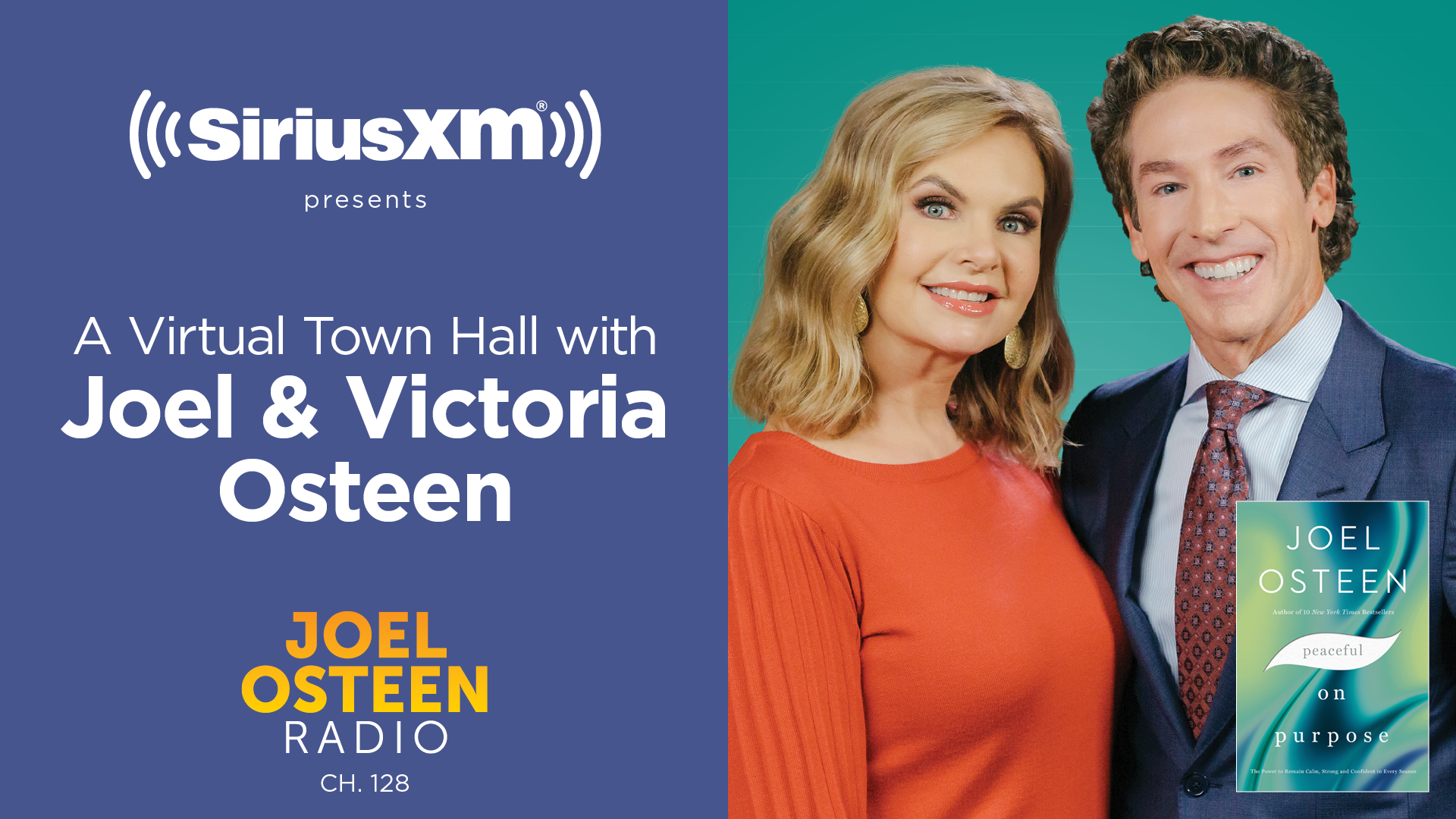 SiriusXM Town Hall Joel and Victoria Osteen