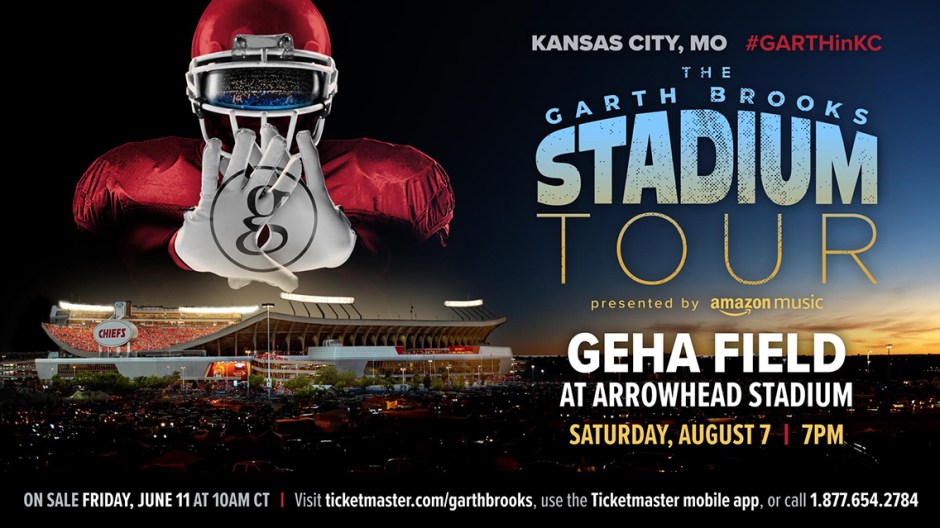 The Garth Brooks Stadium Tour & The Garth Channel are coming to Kansas