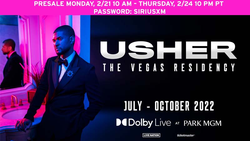 SiriusXM Usher presale