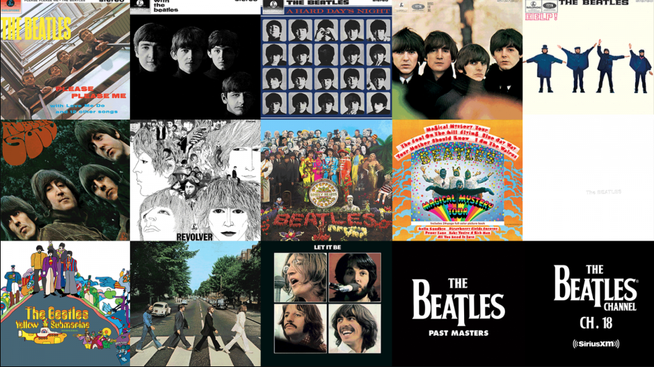 Beatles albums header