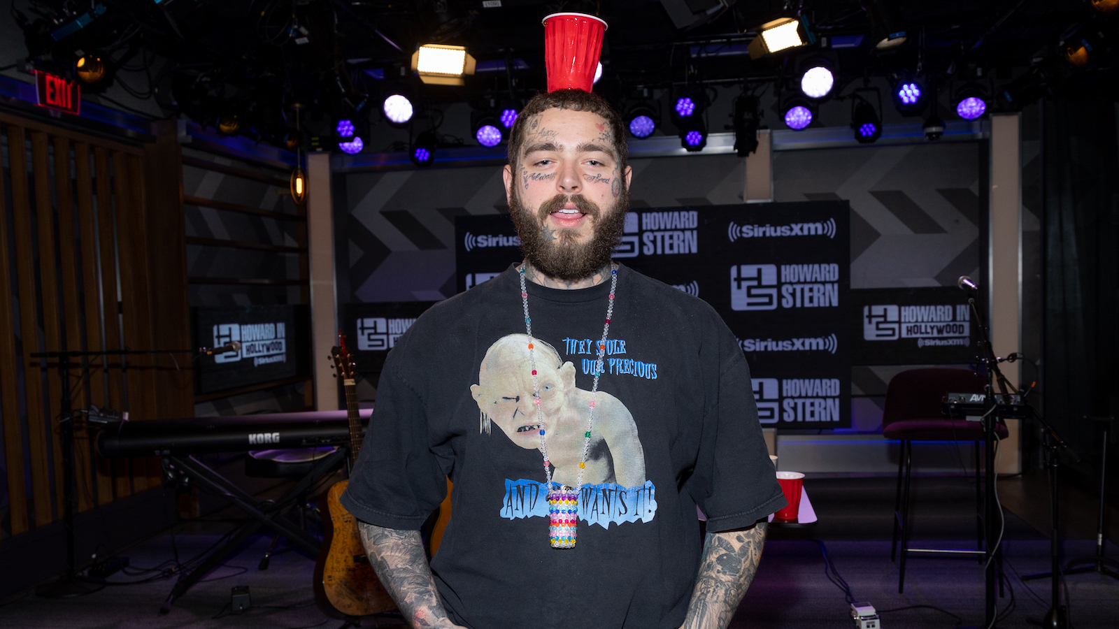 Post Malone Visits SiriusXM's "The Howard Stern Show"