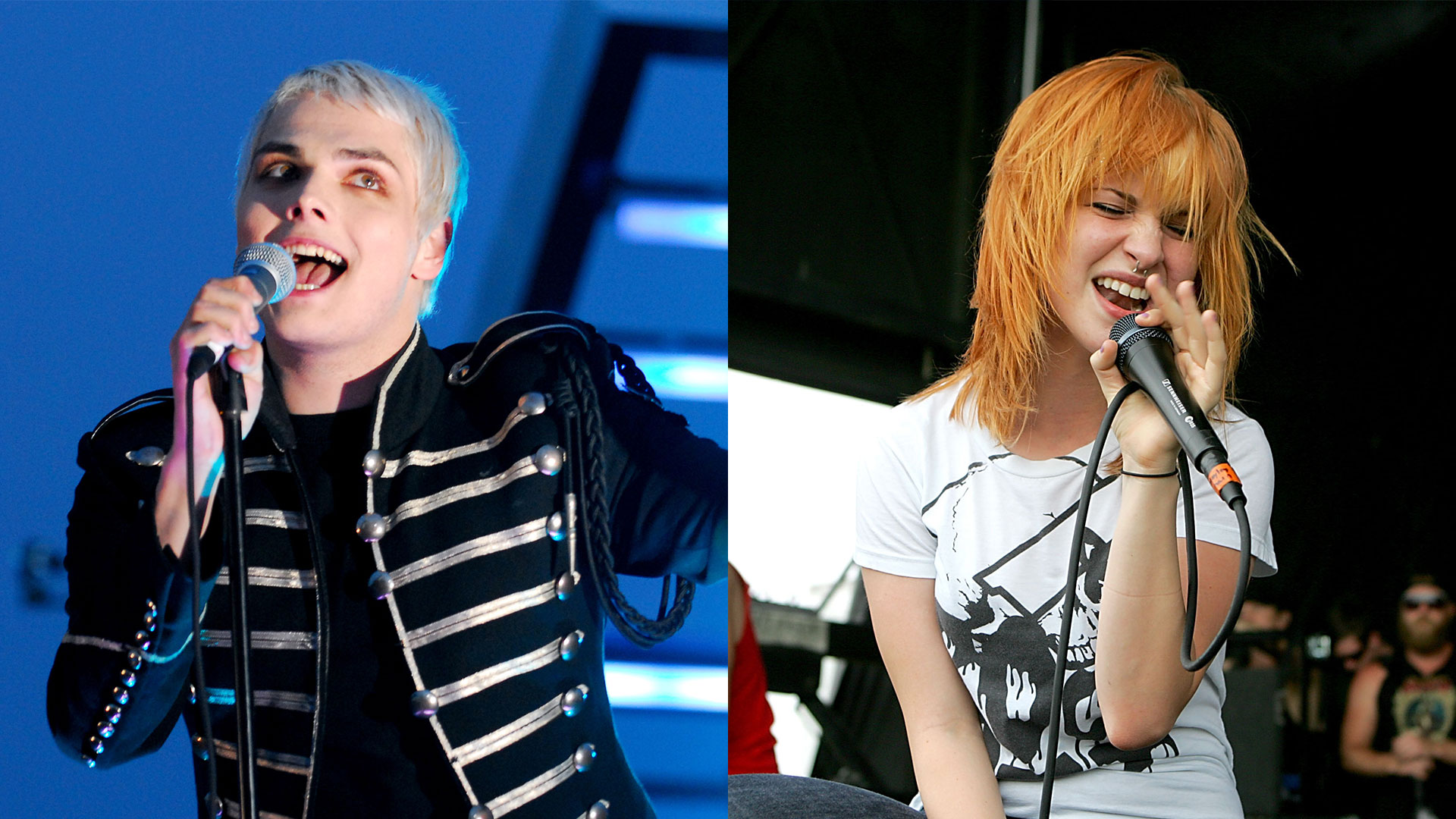 top emo hits: Gerard Way and Hayley Williams
