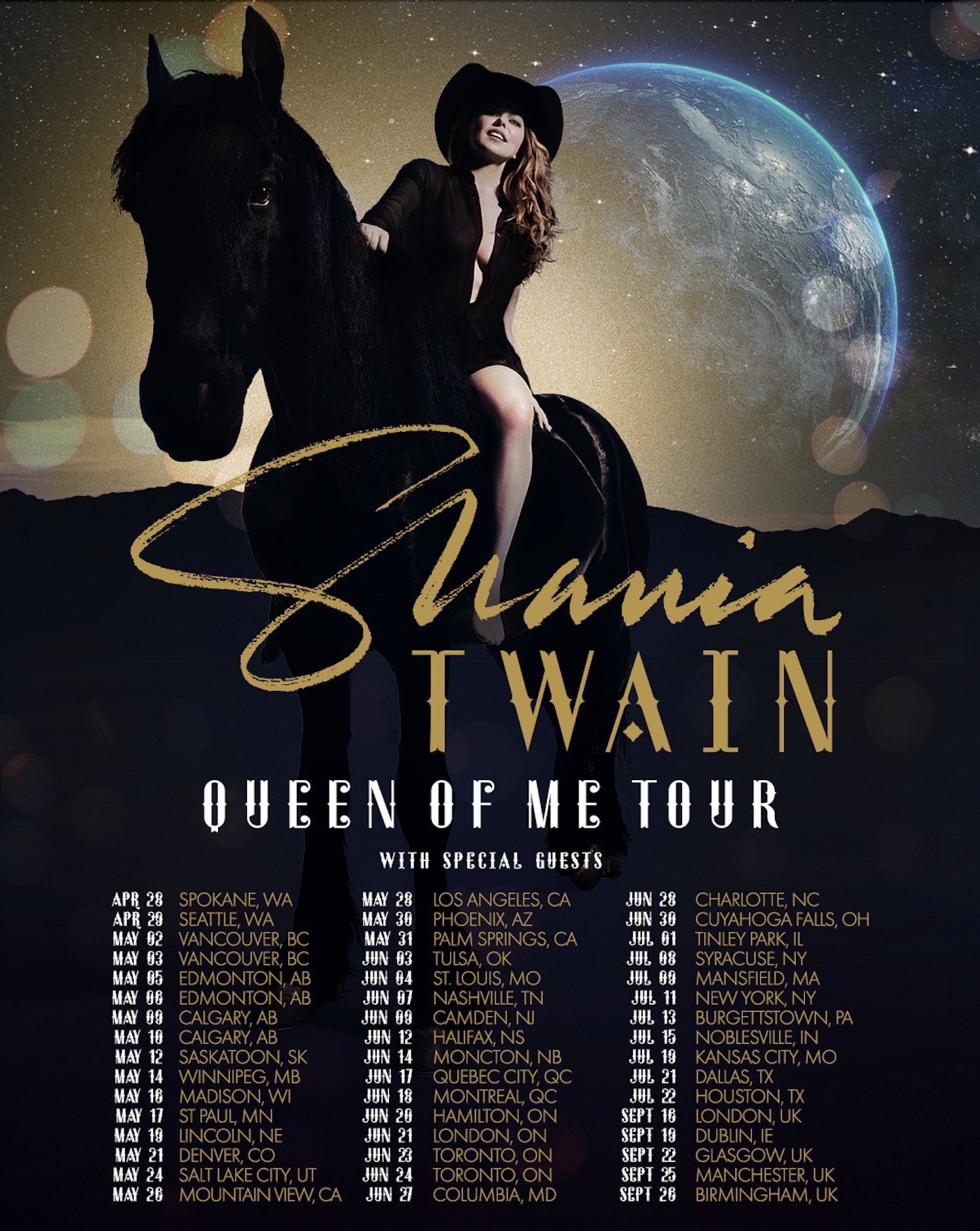 Shania Twain Announces 'Queen of Me' Album and 2023 Tour SiriusXM
