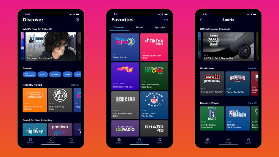 SXM App Update Offers New Design and Personalization Features | SiriusXM