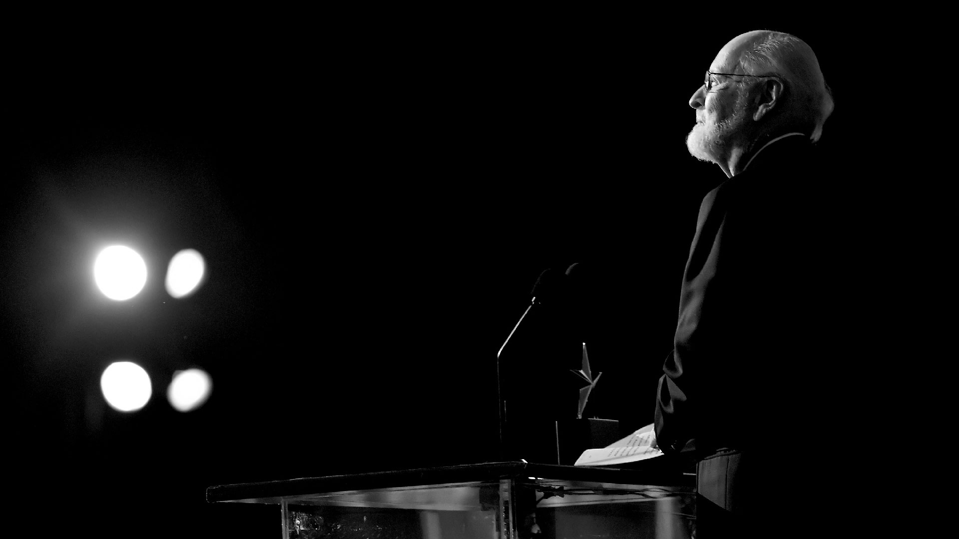 AFI Life Achievement Award recipient John Williams speaks onstage during American Film Institutes 44th Life Achievement Award Gala Tribute show to John Williams at Dolby Theatre on June 9, 2016 in Hollywood, California.