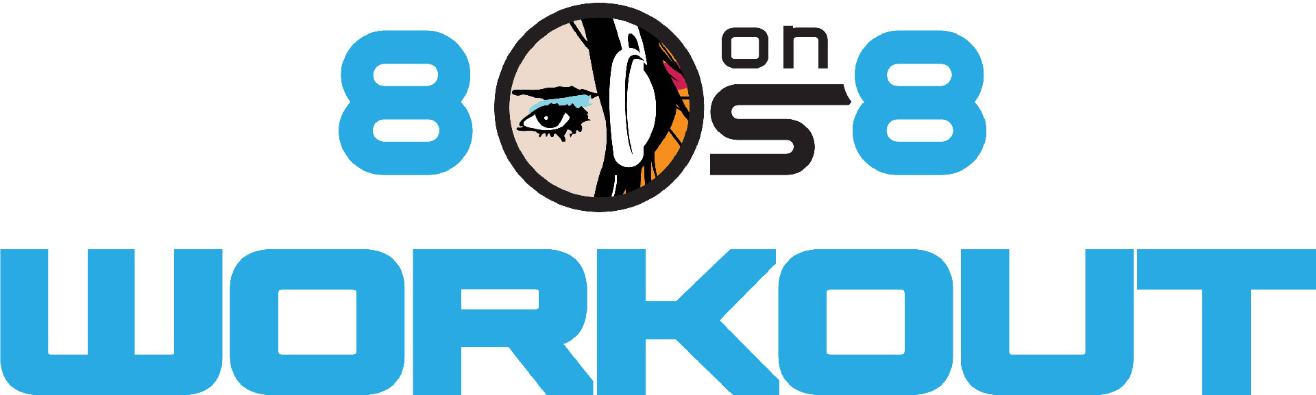 SiriusXM 80s on 8 Workout logo
