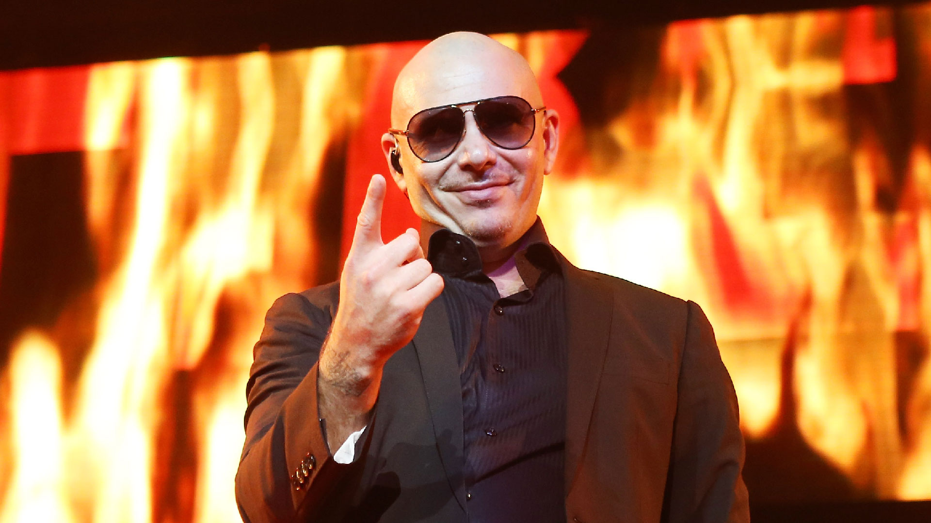 Armando Christian Perez aka Pitbull performs onstage during the Mega 96.3 Calibash held at Staples Center on January 24, 2015 in Los Angeles, California