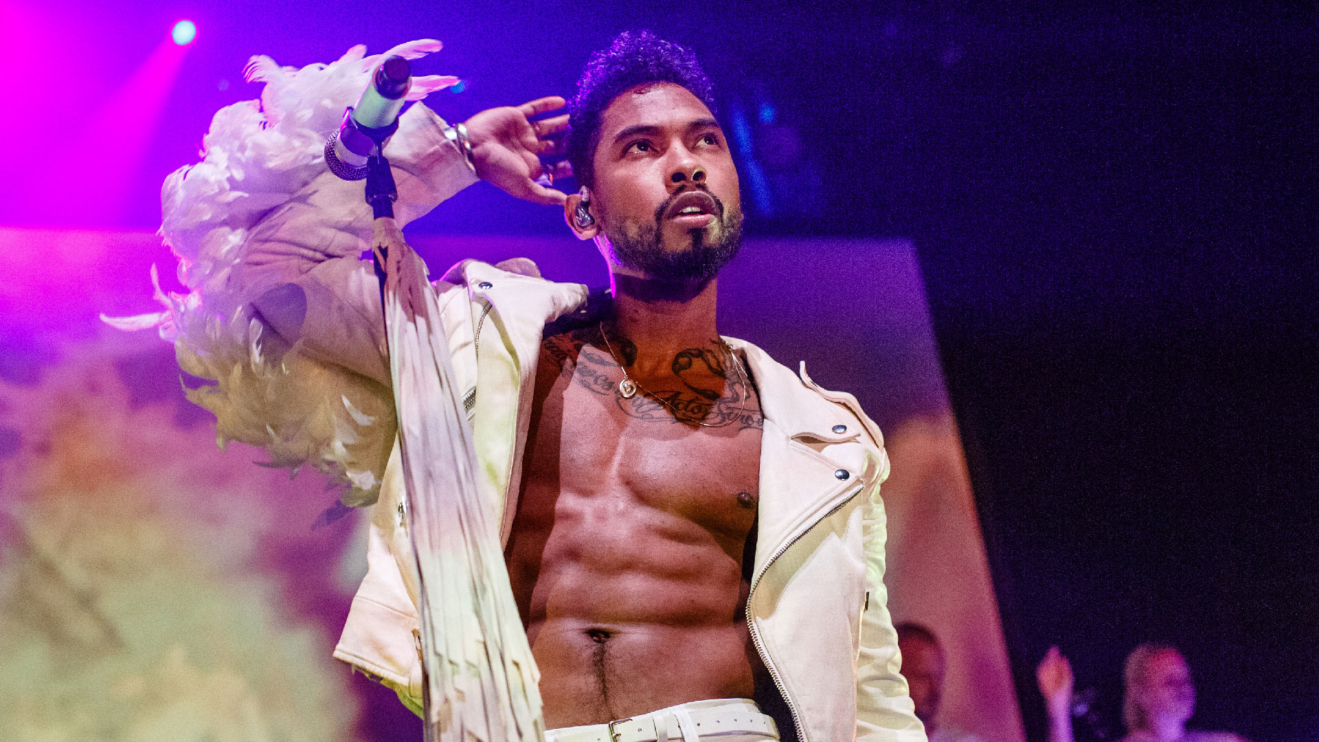 Recording Artist Miguel performs onstage at the Joy Theater on July 28, 2015 in New Orleans, Louisiana.