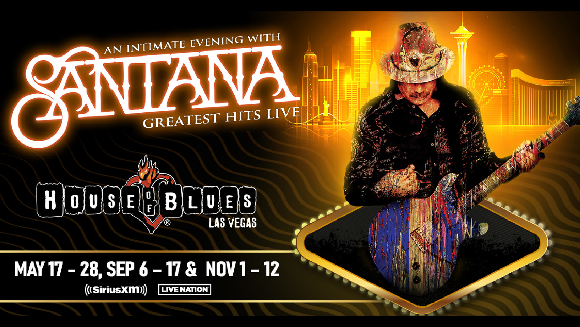 Santana Las Vegas House of Blues Presale