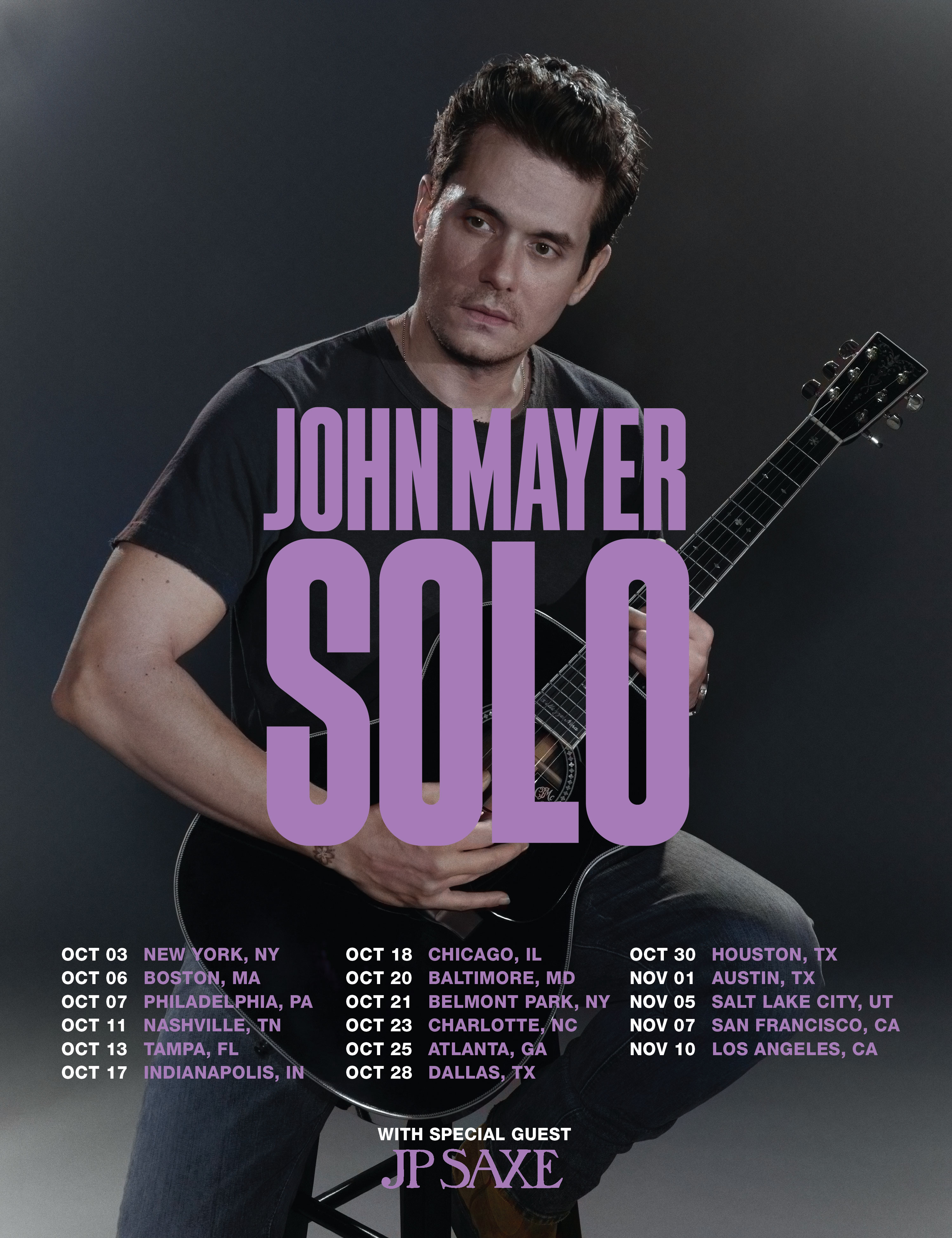 John Mayer Extends Solo Tour, Duets with Sheryl Crow SiriusXM