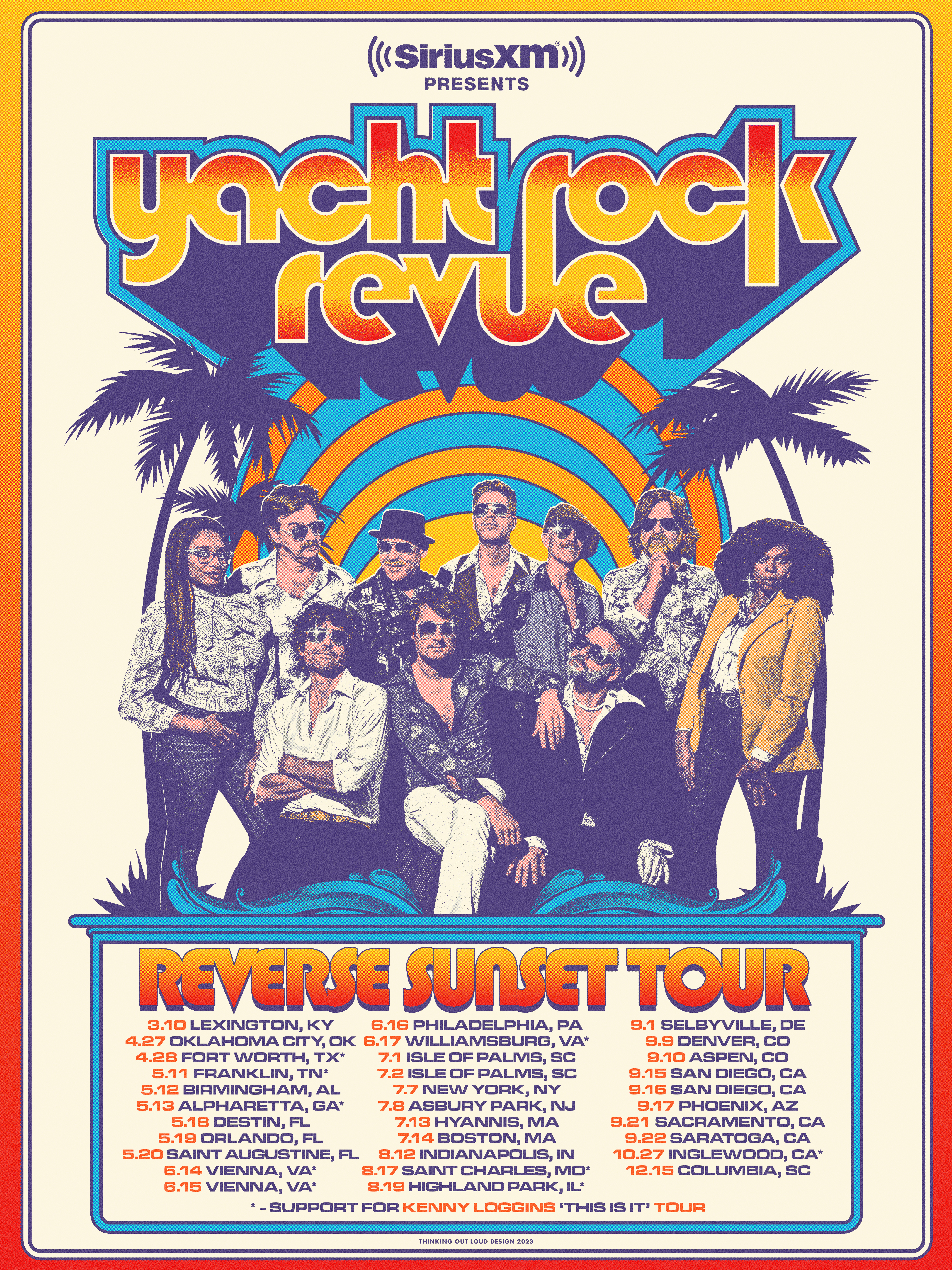 Yacht Rock Revue poster 02.16.23 COLOR FINAL DATES WEB