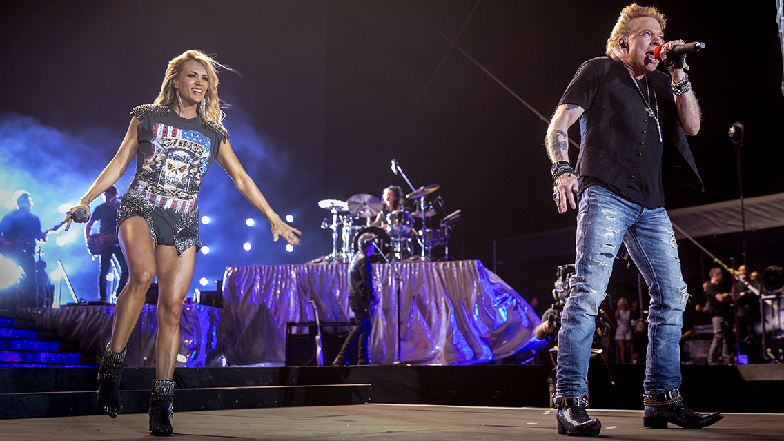 Guns N' Roses will be joined by Carrie Underwood and more on tour