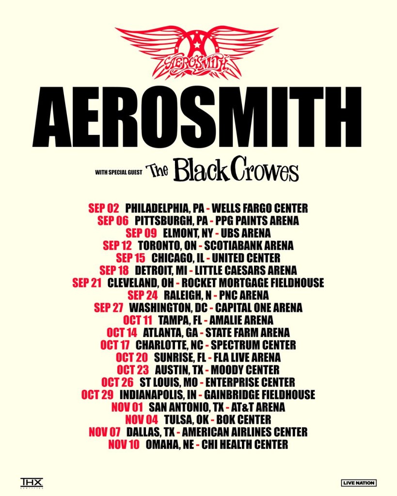 Aerosmith Farewell Tour Dates