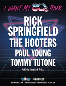 Rick Springfield I Want My 80s Tour