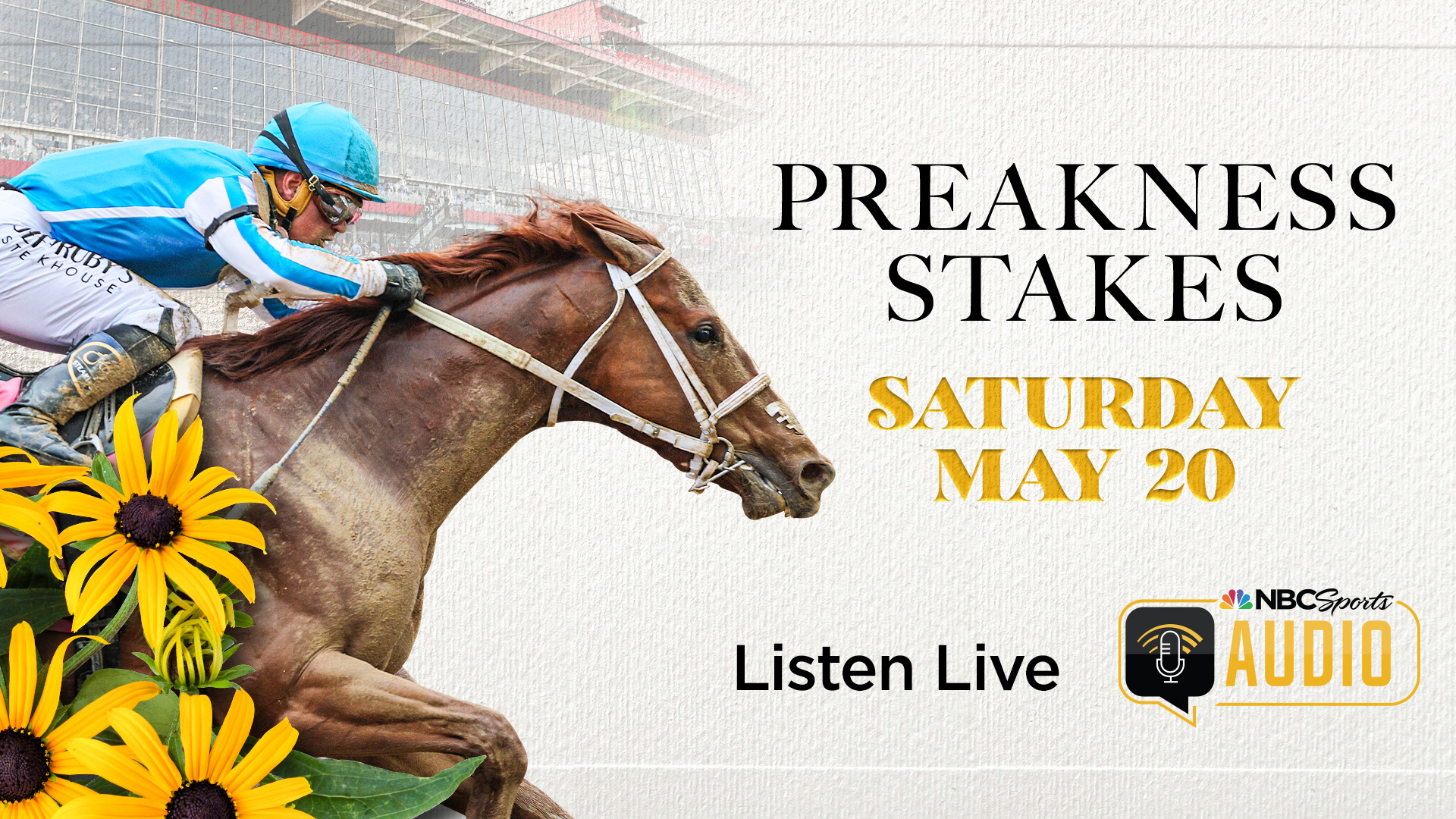 Preakness Stakes 2023 - Listen Live on NBC Sports Audio - SiriusXM
