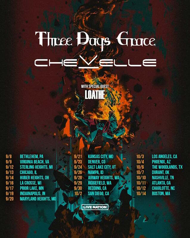 Three Days Grace Chevelle Tour Poster