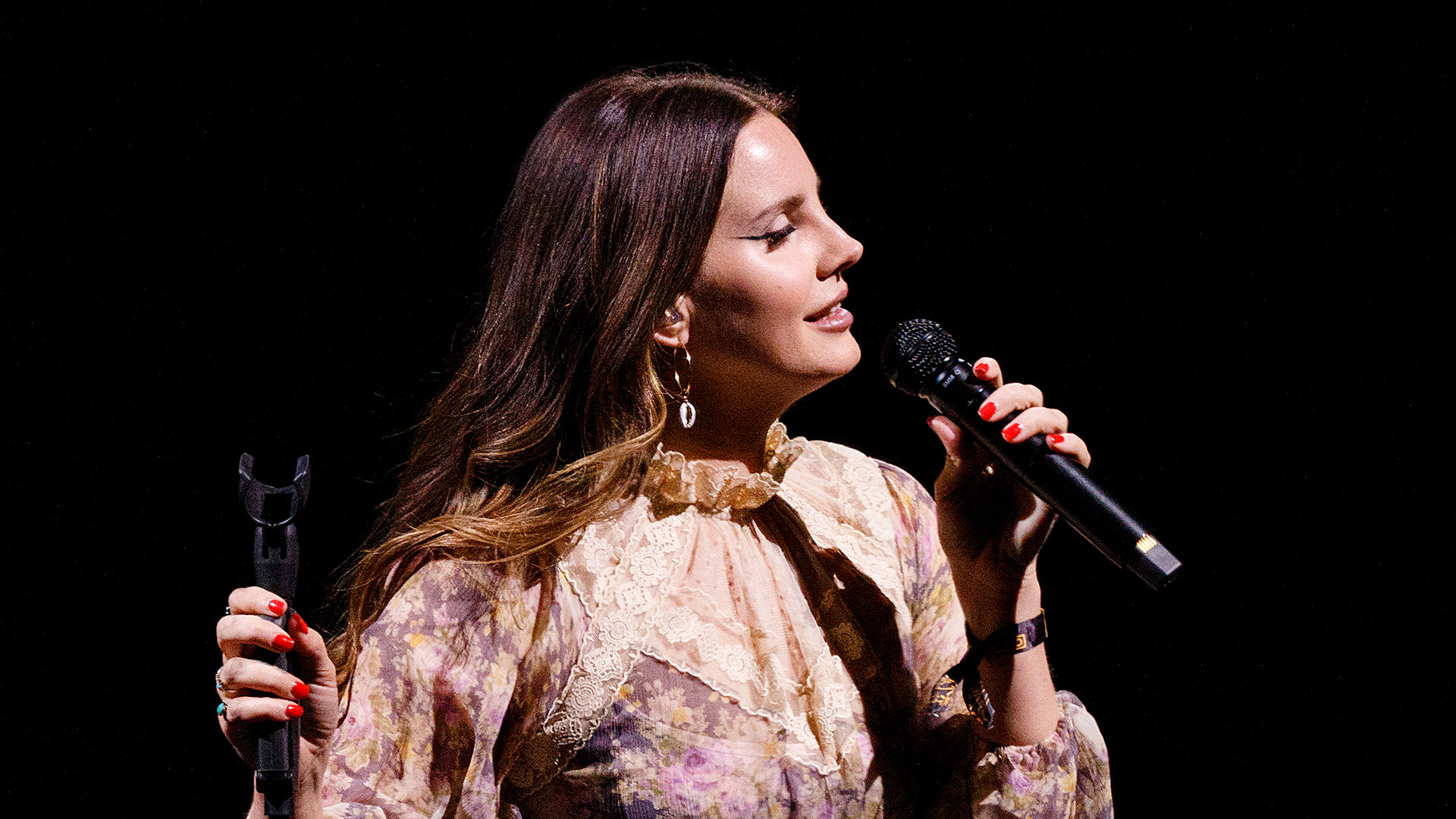 Singer-songwriter Lana Del Rey performs on stage at Rogers Arena on September 30, 2019 in Vancouver, Canada.