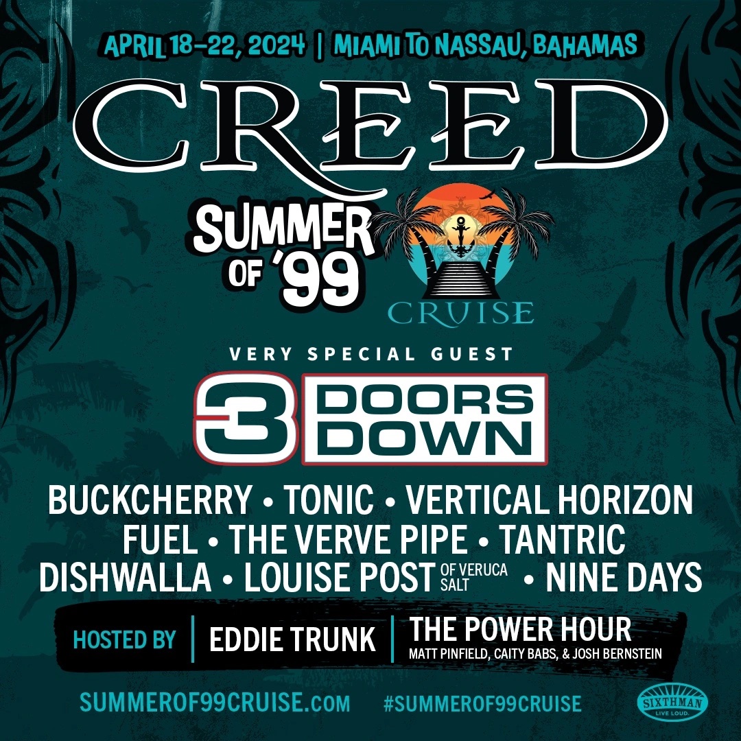 Creed to Embark on Second Reunion Cruise After First Sells Out