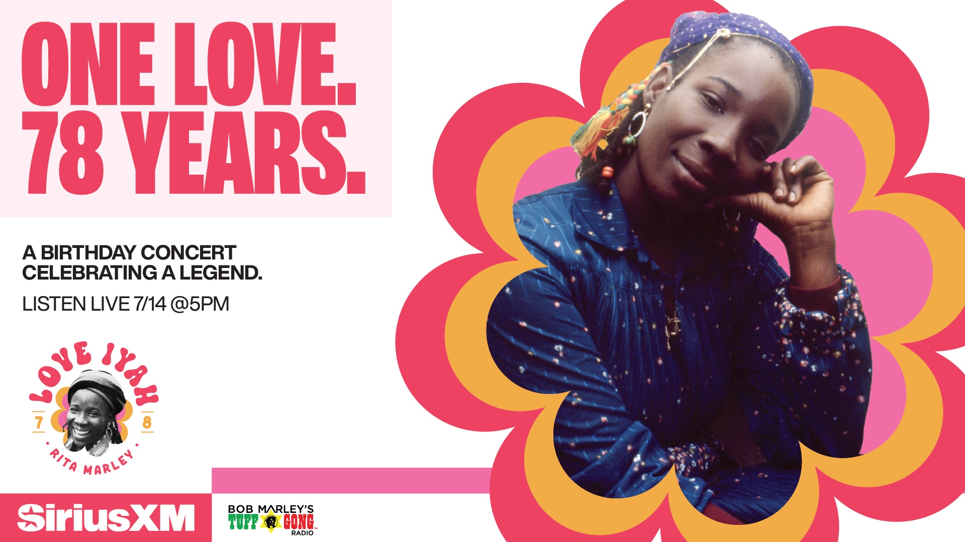 Rita Marley 78 Earthstrong LIVE tribute concert on SiriusXM Tuff Gong Radio
