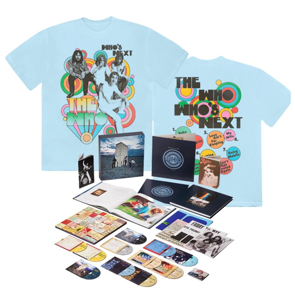 Who's Next Super Deluxe Edition 10CD/Blu Ray + Light Blue T-Shirt