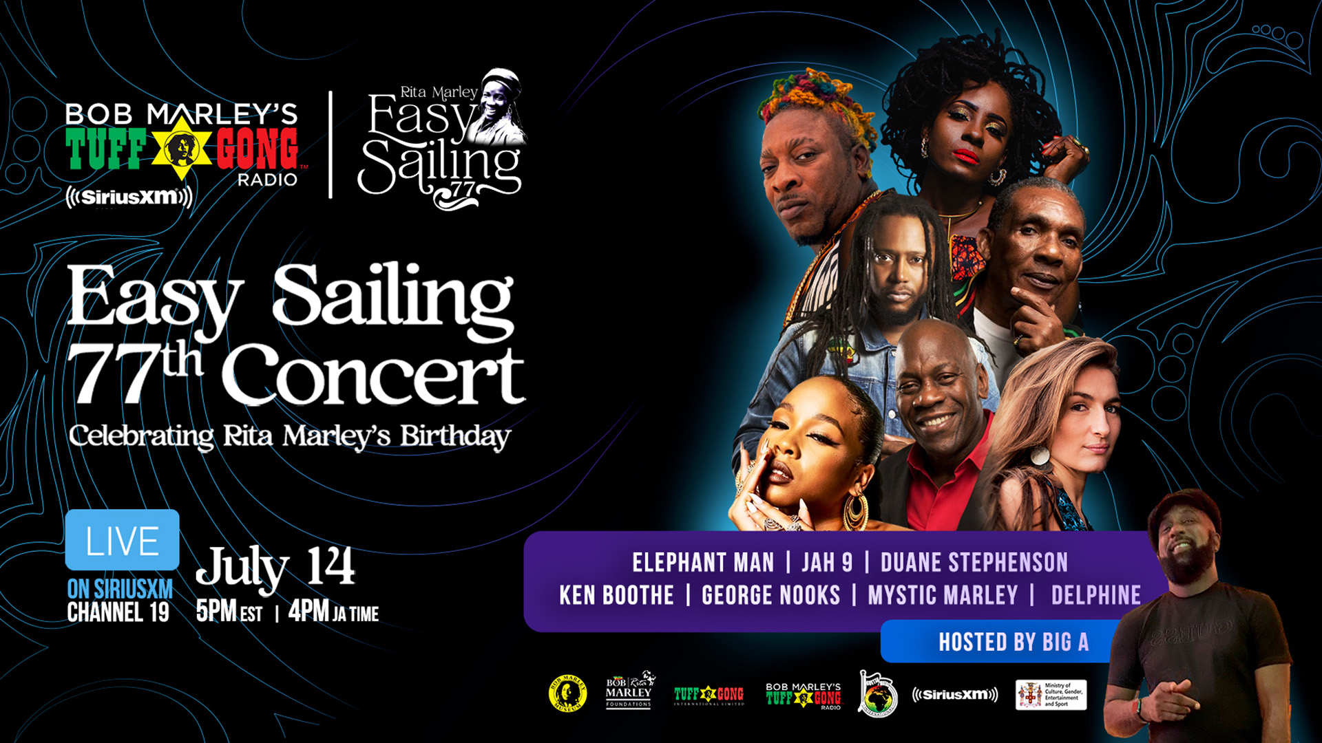 Rita Marley Birthday - Easy Sailing '77 Concert