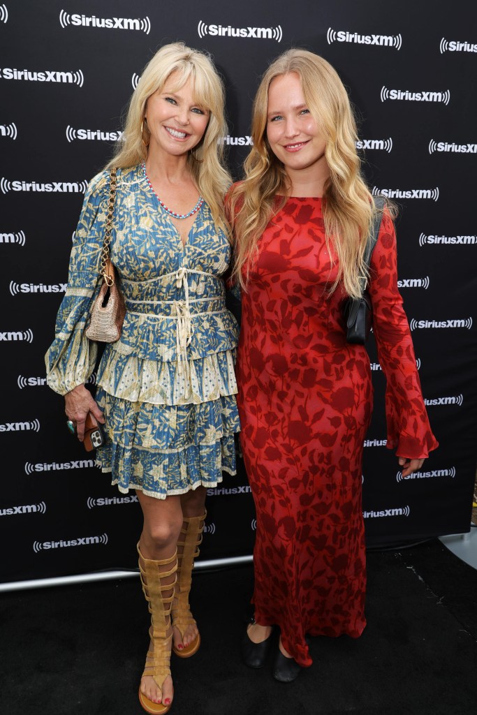 AMAGANSETT, NEW YORK - AUGUST 14: (L-R) Christie Brinkley and Sailor Cook Brinkley attend as Ed Sheeran performs live for SiriusXM at the Stephen Talkhouse on August 14, 2023 in Amagansett, New York. (Photo by Kevin Mazur/Getty Images for SiriusXM)
