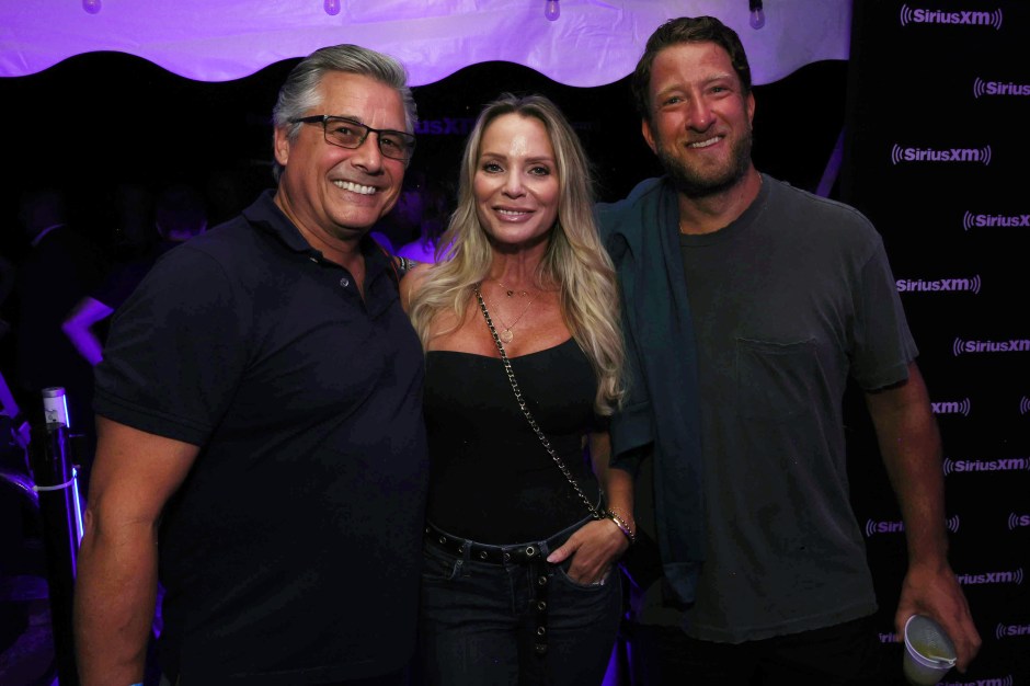AMAGANSETT, NEW YORK - AUGUST 14: (L-R) Kevin Mazur, Jennifer Mazur and David Portnoy attend as Ed Sheeran performs live for SiriusXM at the Stephen Talkhouse on August 14, 2023 in Amagansett, New York. (Photo by Kevin Mazur/Getty Images for SiriusXM)