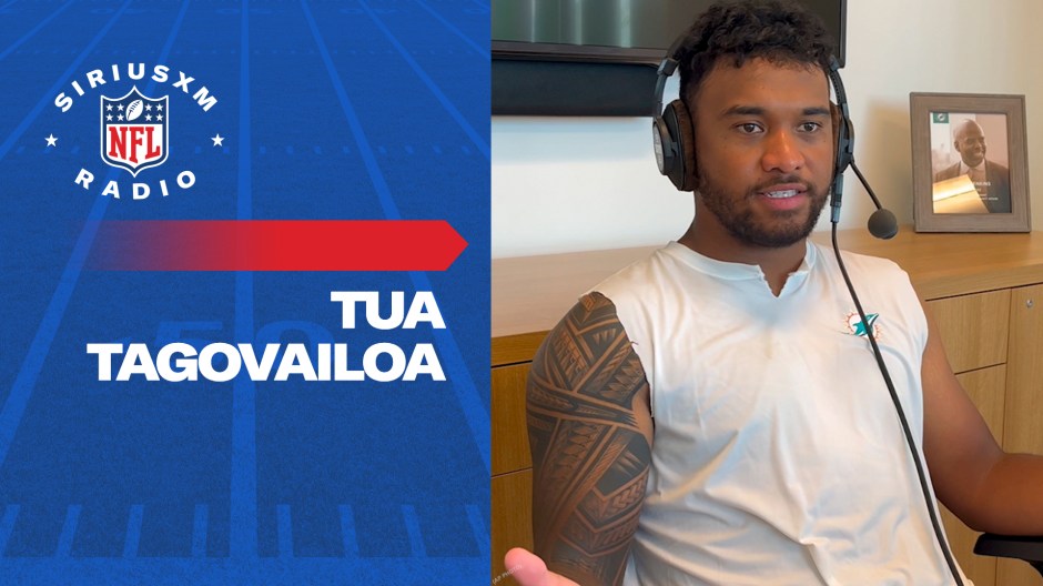 Tua Tagovailoa Talks Dolphins Training Camp and Mike McDaniel SiriusXM