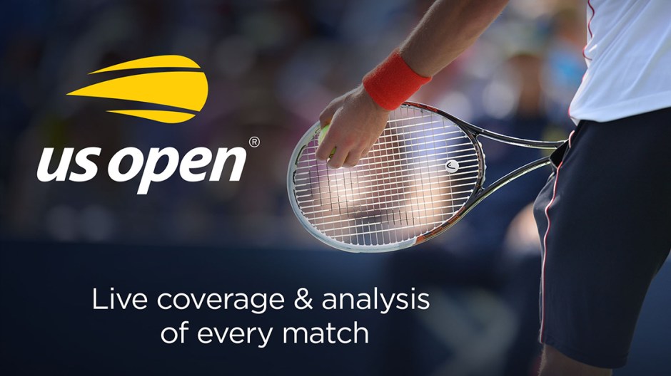 US Open Tennis key art for SiriusXM