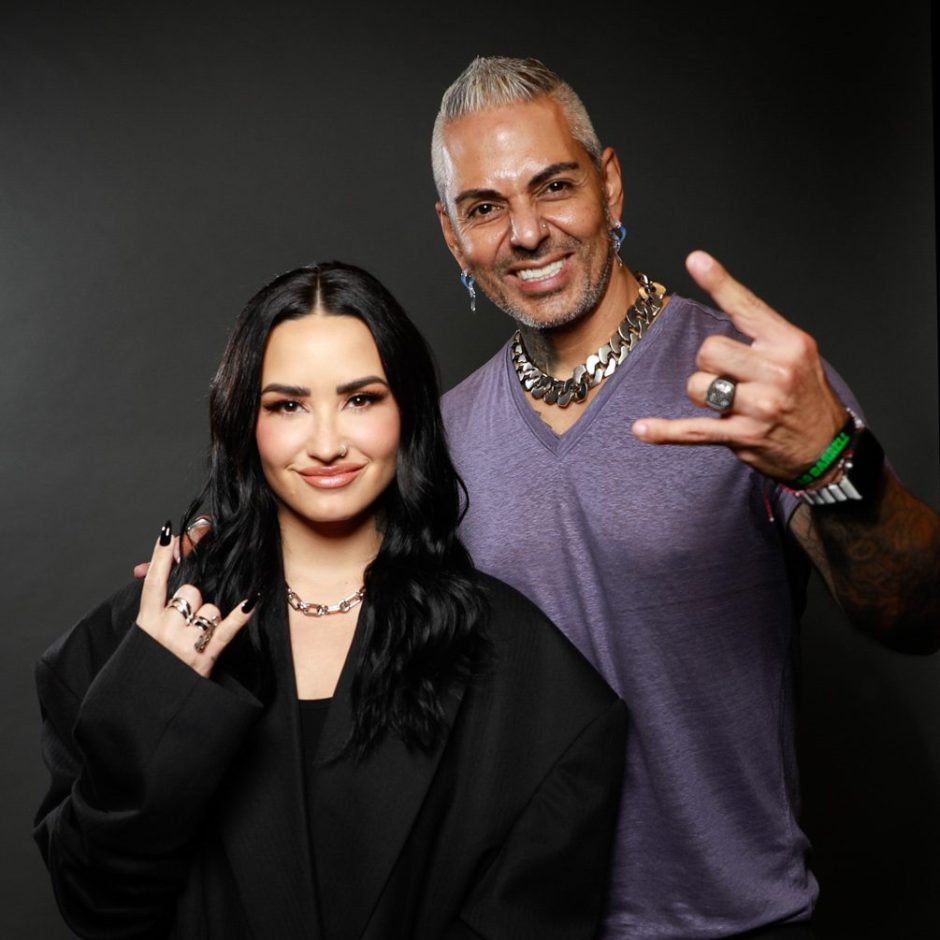 Demi Lovato with Jose Mangin - SiriusXM Octane - September 2023 - Revamped Portrait