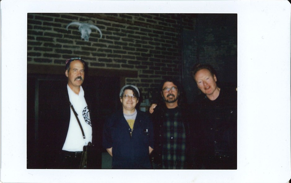 nirvana members and conan o'brien