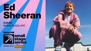 Image for Ed Sheeran's Small Stage Series concert at Irving Plaza in New York City.