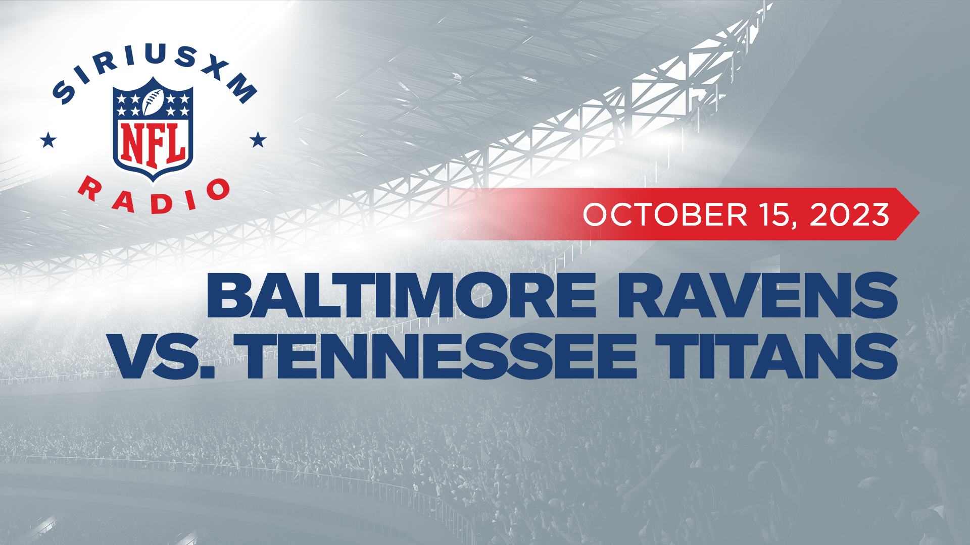 Listen Live Baltimore Ravens vs. Tennessee Titans 10 15