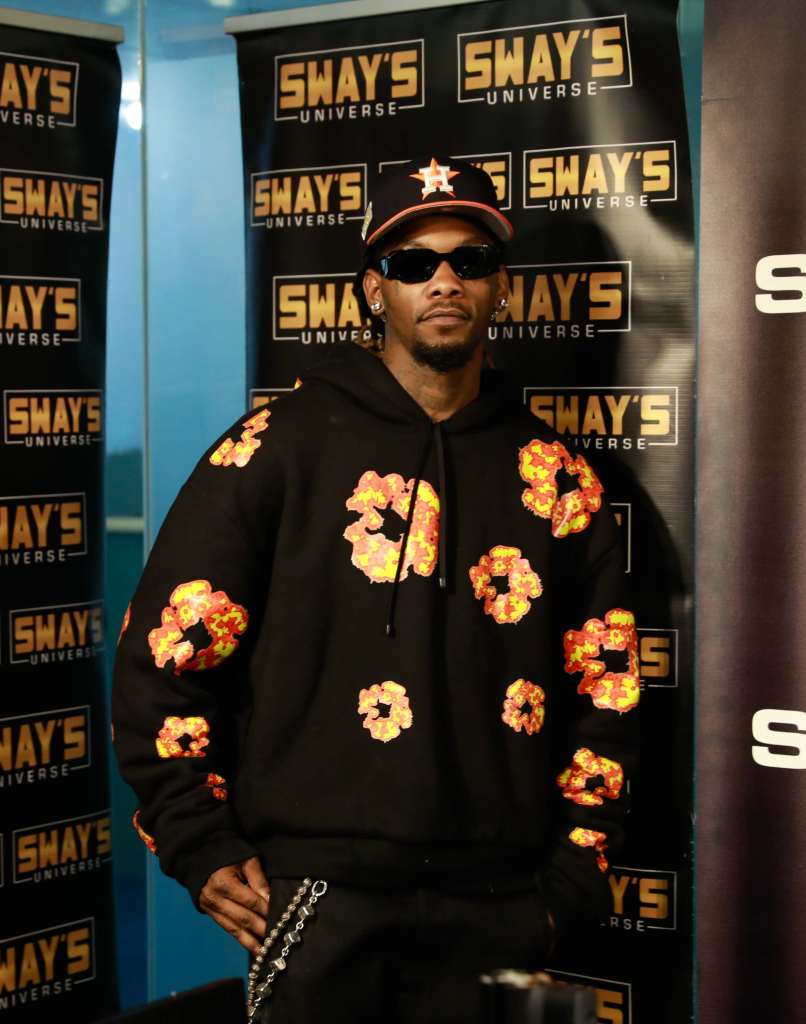 NEW YORK, NEW YORK – OCTOBER 9: Offset visits the SiriusXM Studios on October 9, 2023 in New York City. (Photo by Maro Hagopian for SiriusXM)