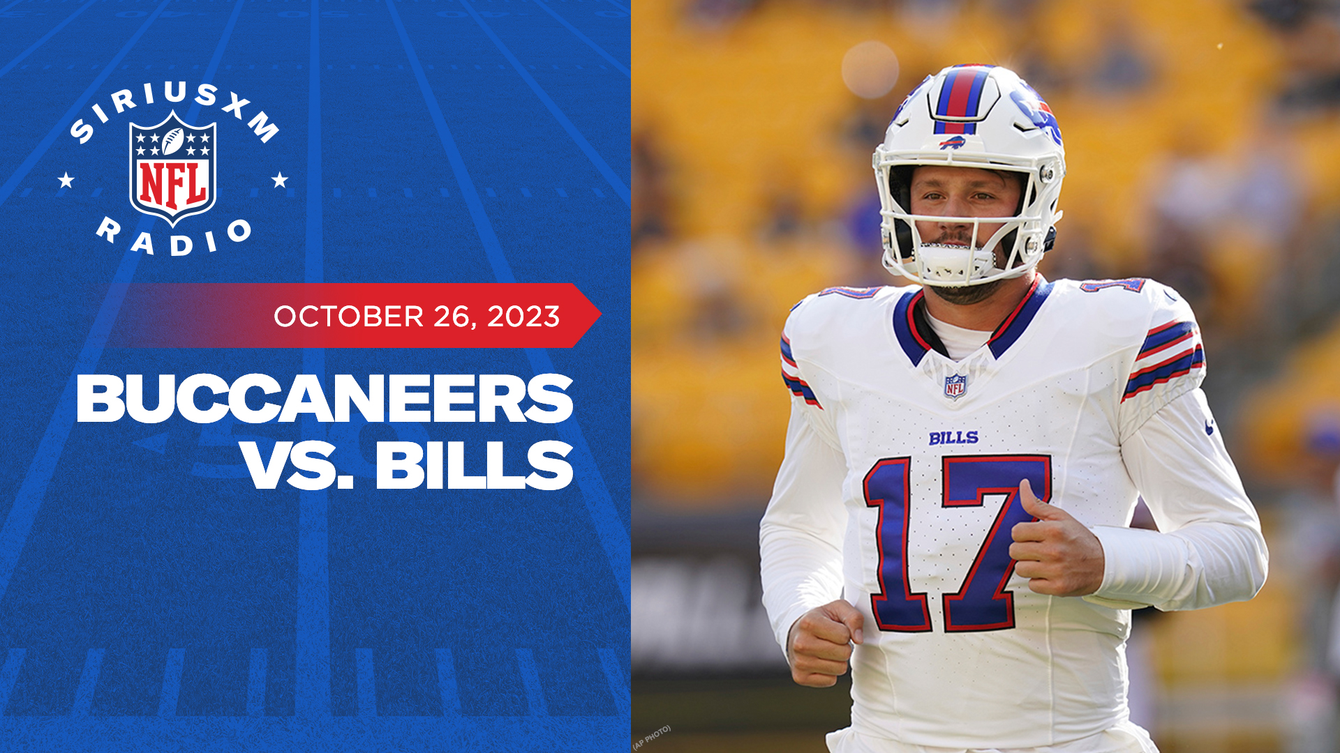 Listen Live: Tampa Bay Buccaneers Vs. Buffalo Bills 10/26