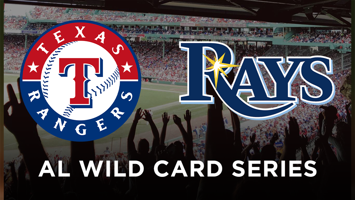 al wild card rangers rays