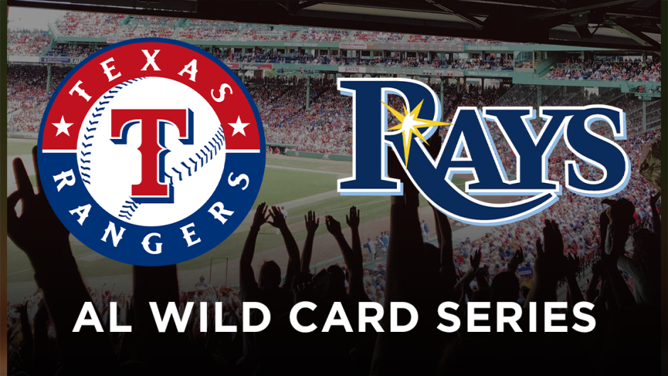 Listen to Rangers vs. Rays AL Wild Card Game 2 SiriusXM