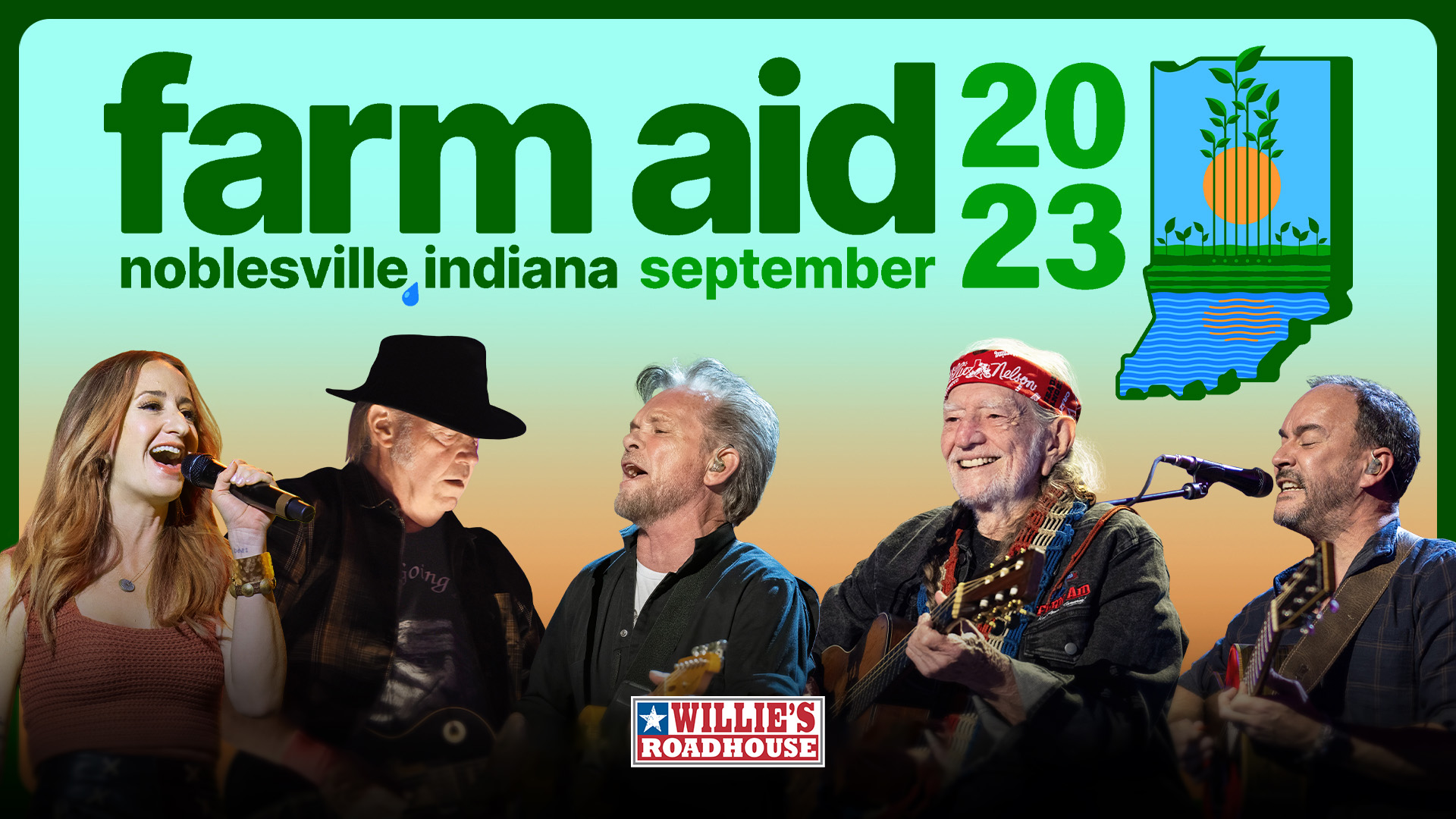 Farm Aid 2023 on SiriusXM Willie's Roadhouse