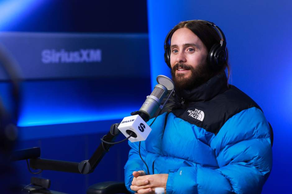 Jared Leto visits the SiriusXM Studios on November 10, 2023, in New York City. Photos by Maro Hagopian for SiriusXM.